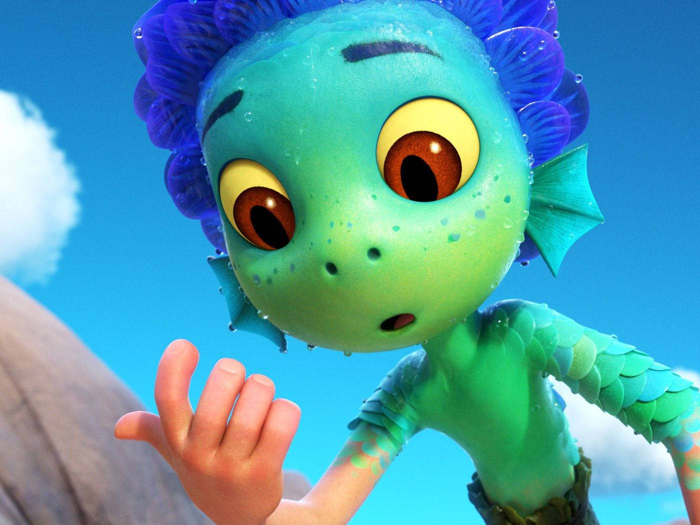 Luca Transforming Pixar Luca Background