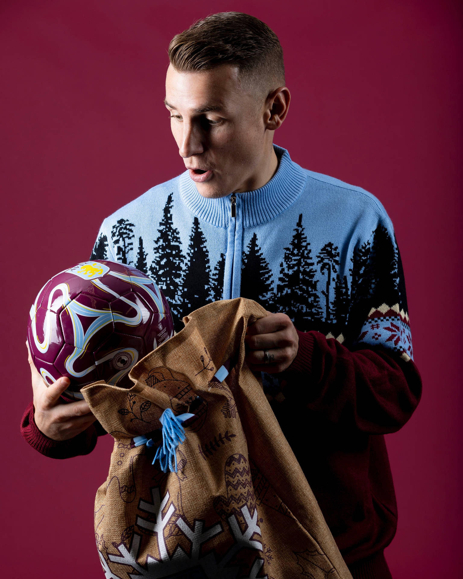 Lucas Digne In Comfortable Sweater Background