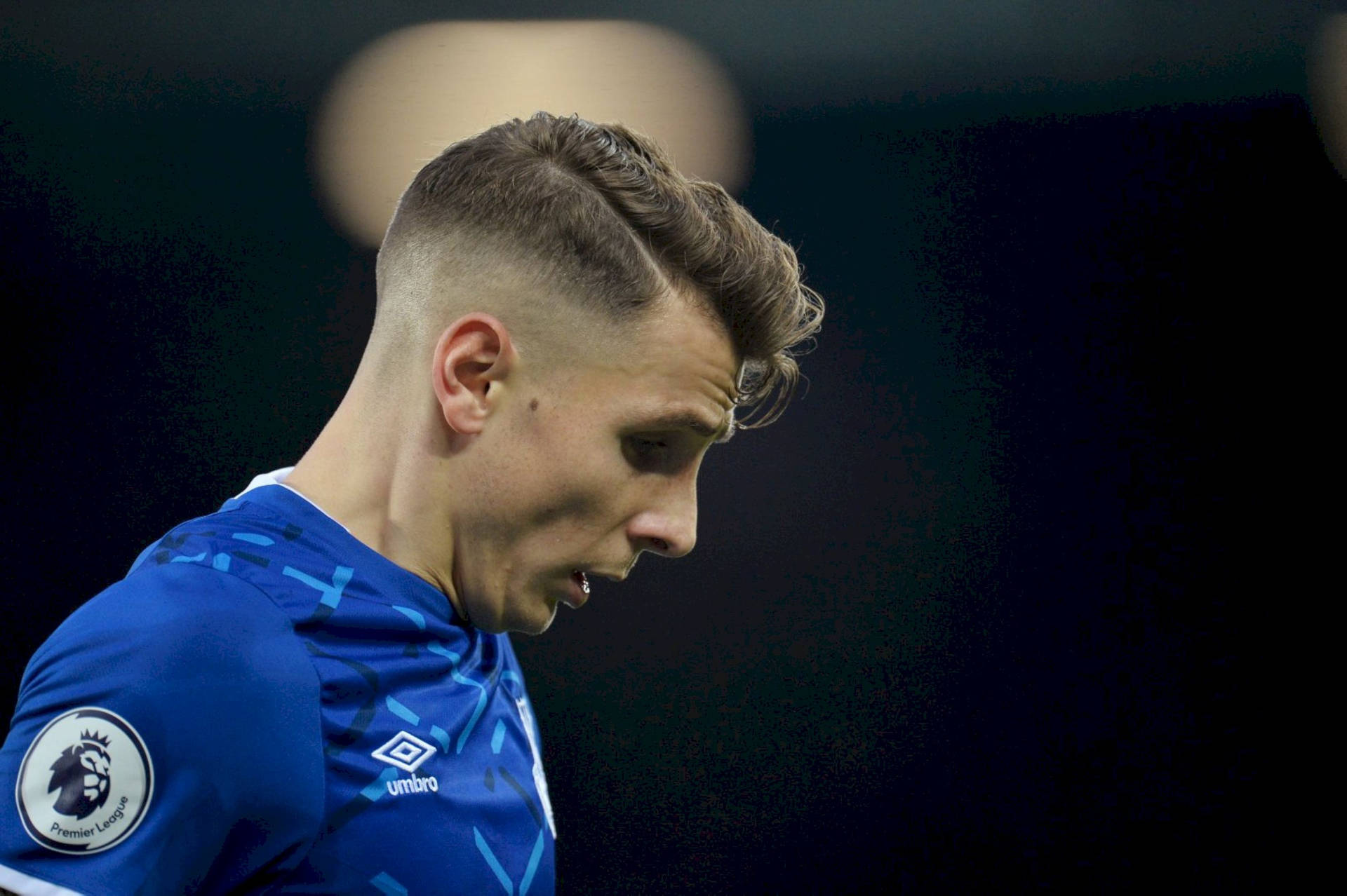 Lucas Digne Looking Down