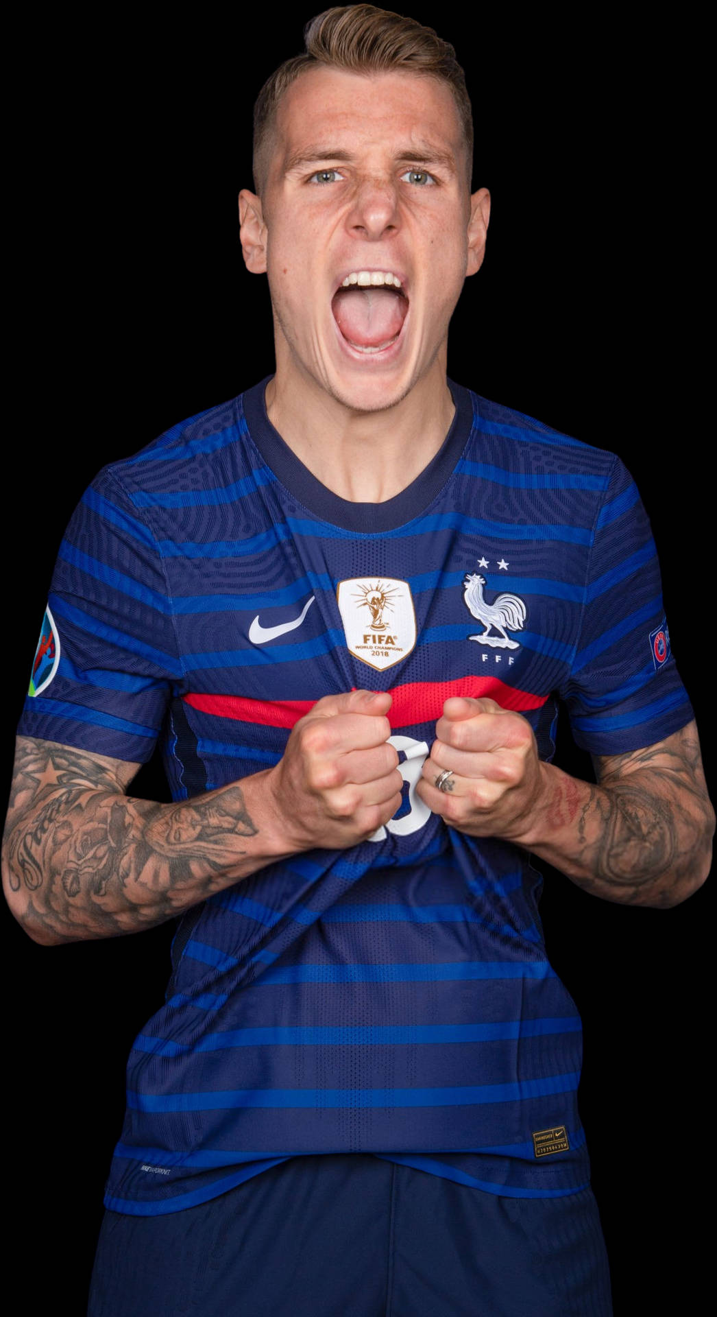 Lucas Digne Yelling At The Camera