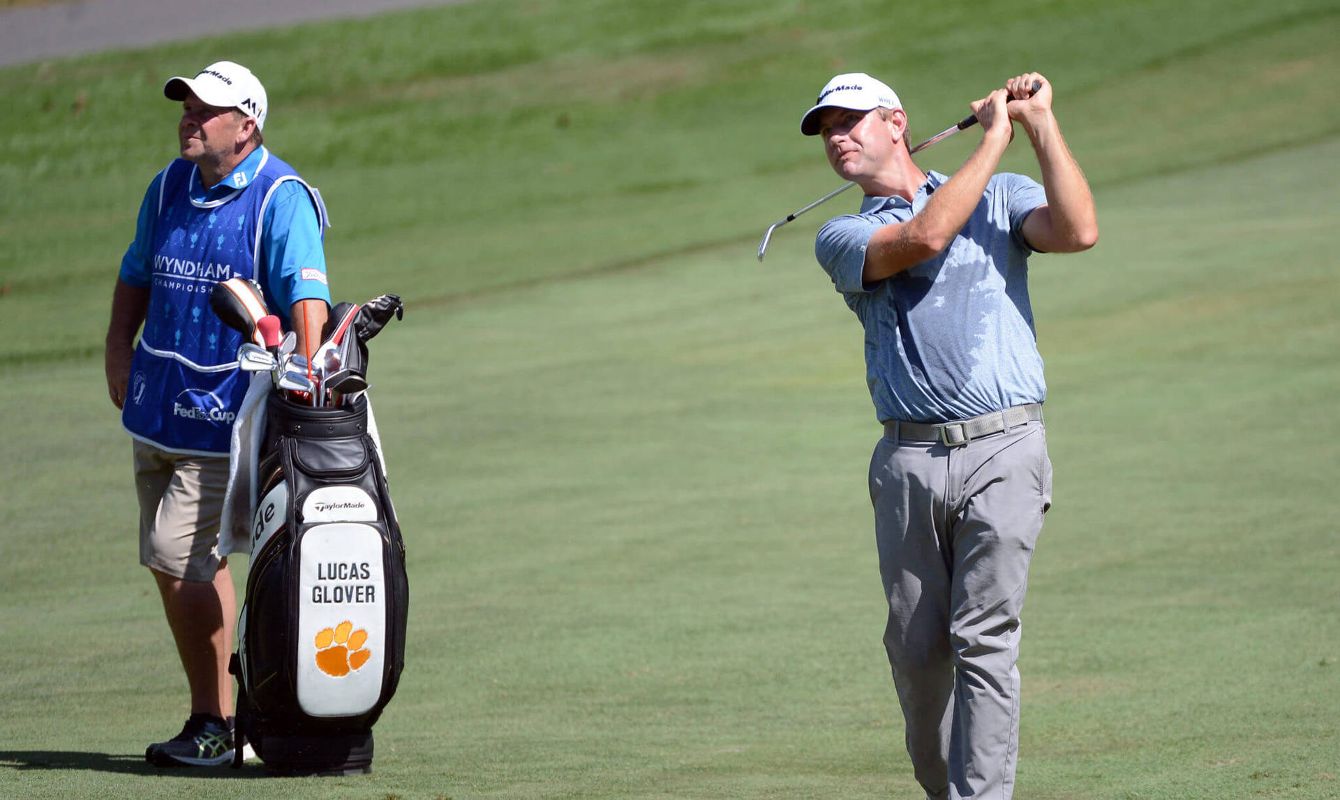 Lucas Glover And His Caddie Background