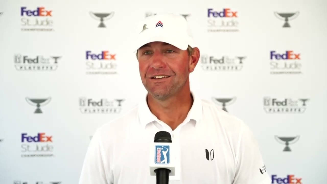 Lucas Glover Being Interviewed