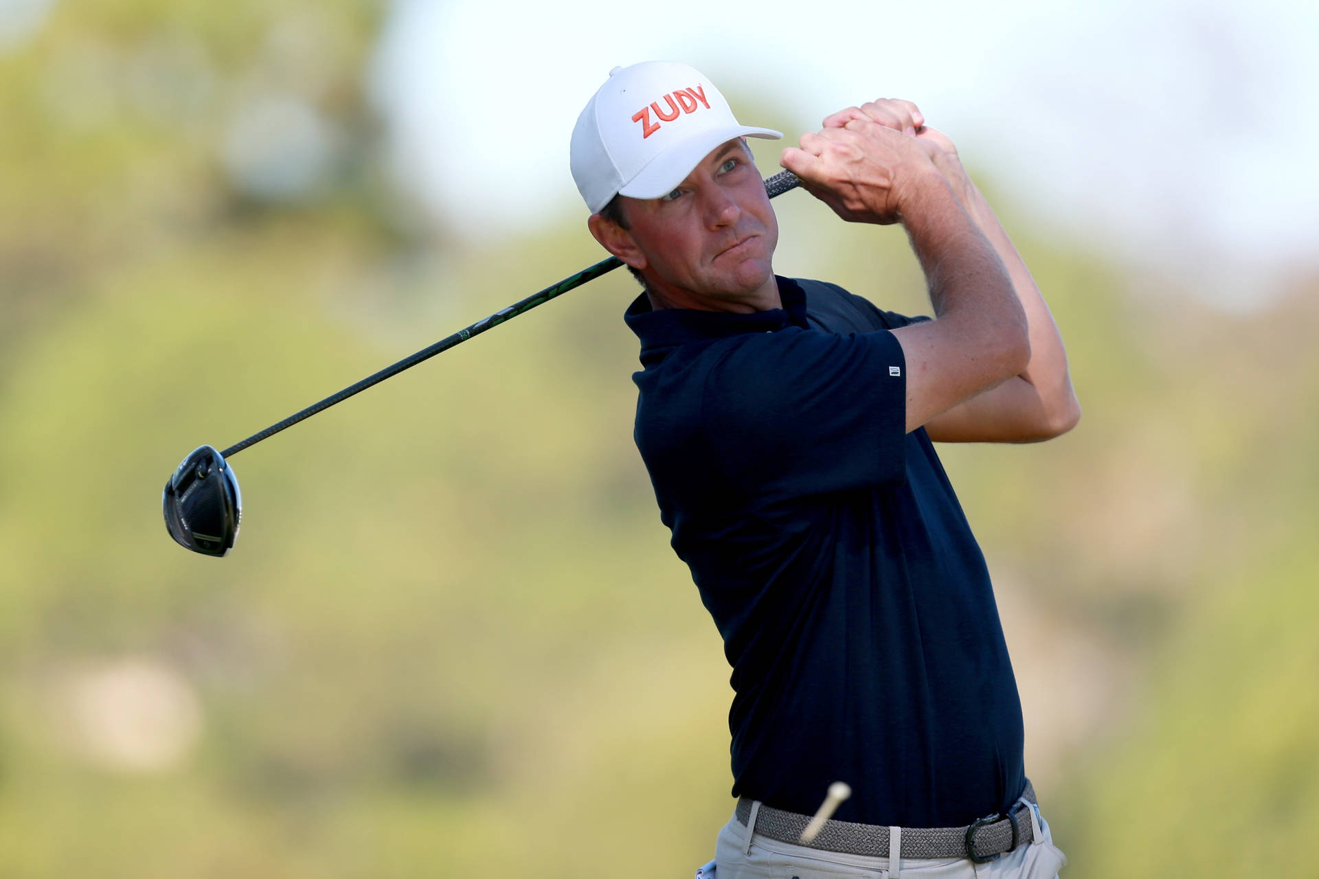 Lucas Glover Golf Swinging Background