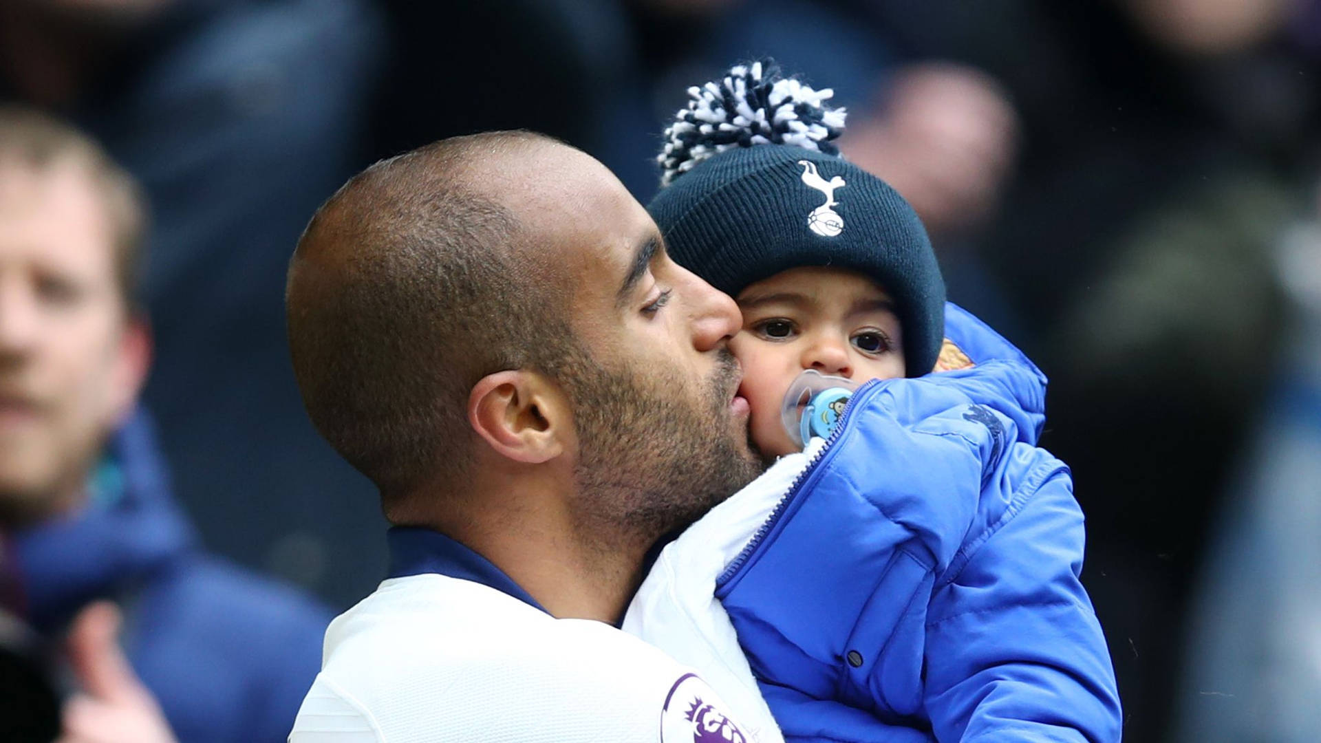 Lucas Moura With Baby