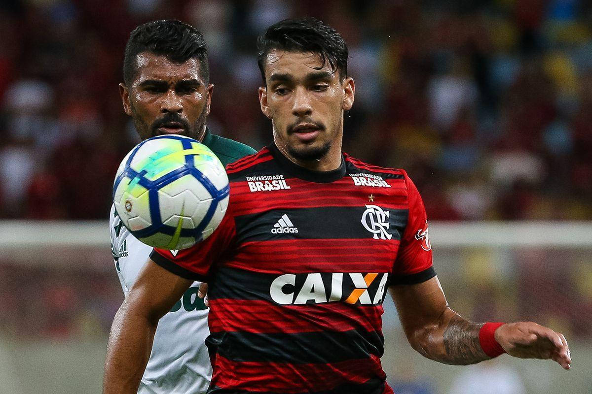 Lucas Paquetá With Man Behind Him Background