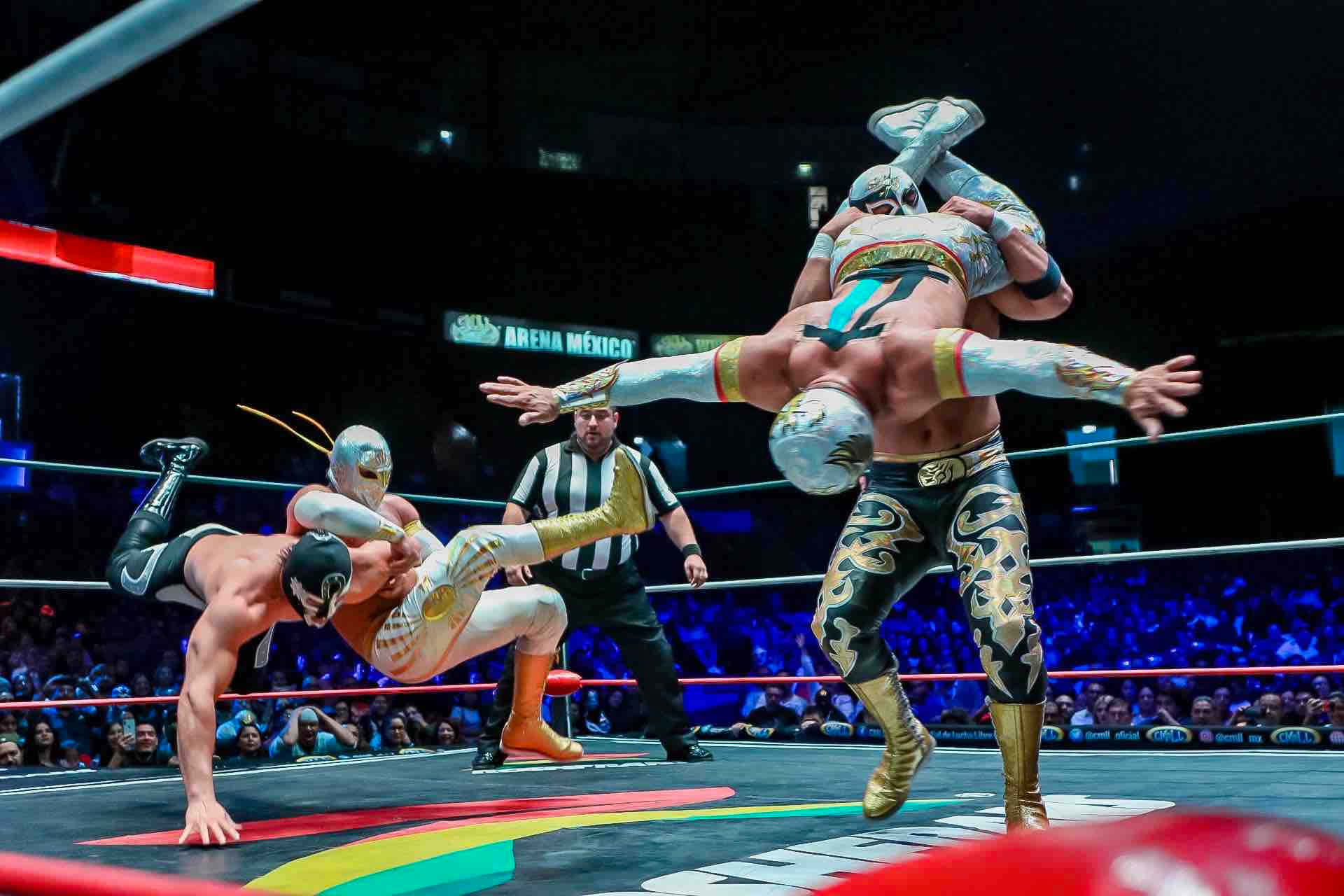 Lucha Libre Action Shot