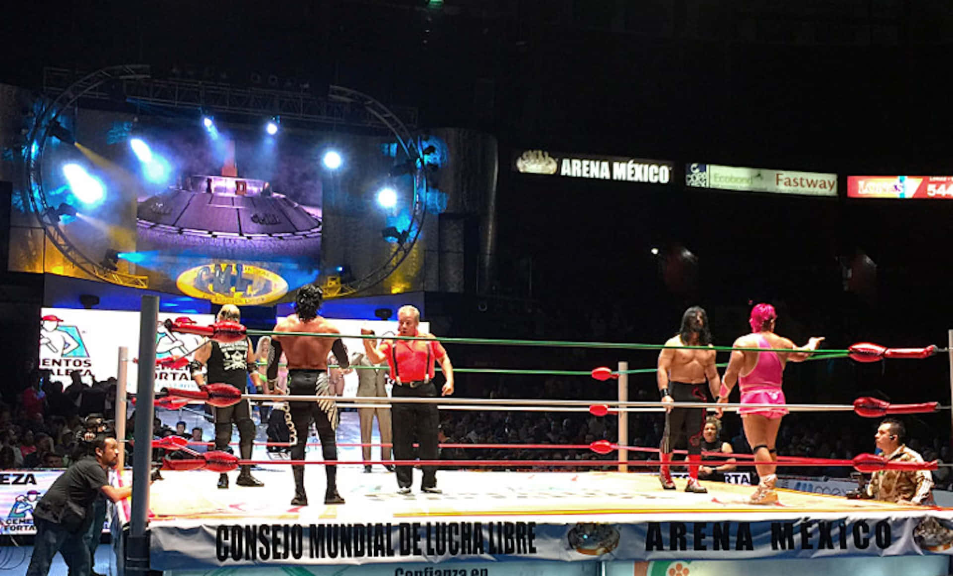 Lucha Libre Match Arena Mexico