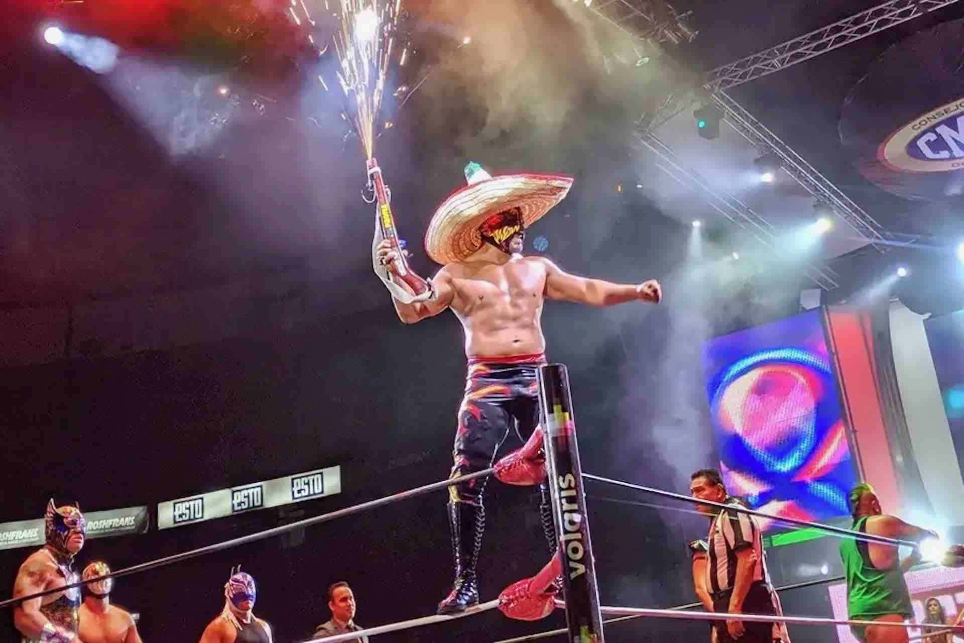 Luchador Victory Celebration