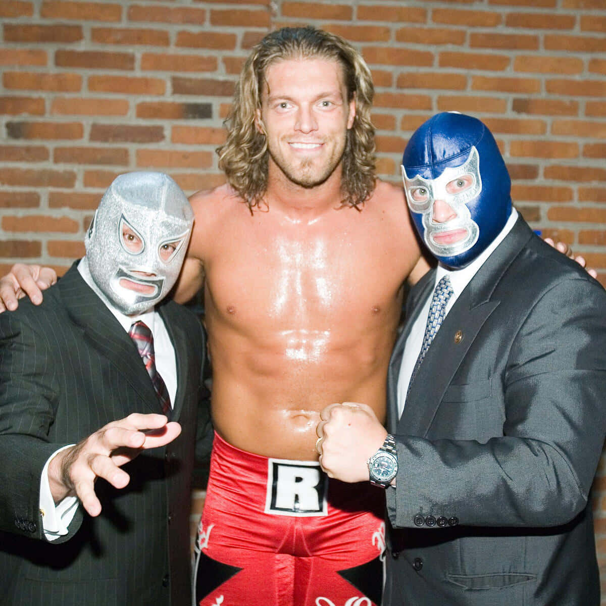 Luchadores_and_ Wrestler_ Posing Background