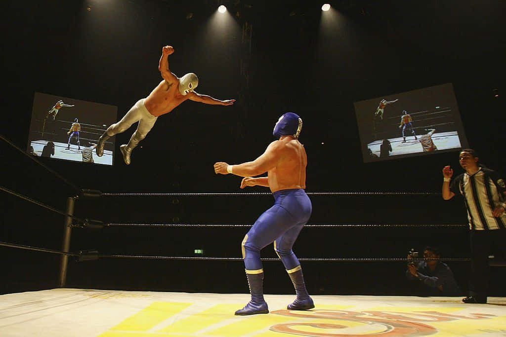 Luchadoresin Action Wrestling Match