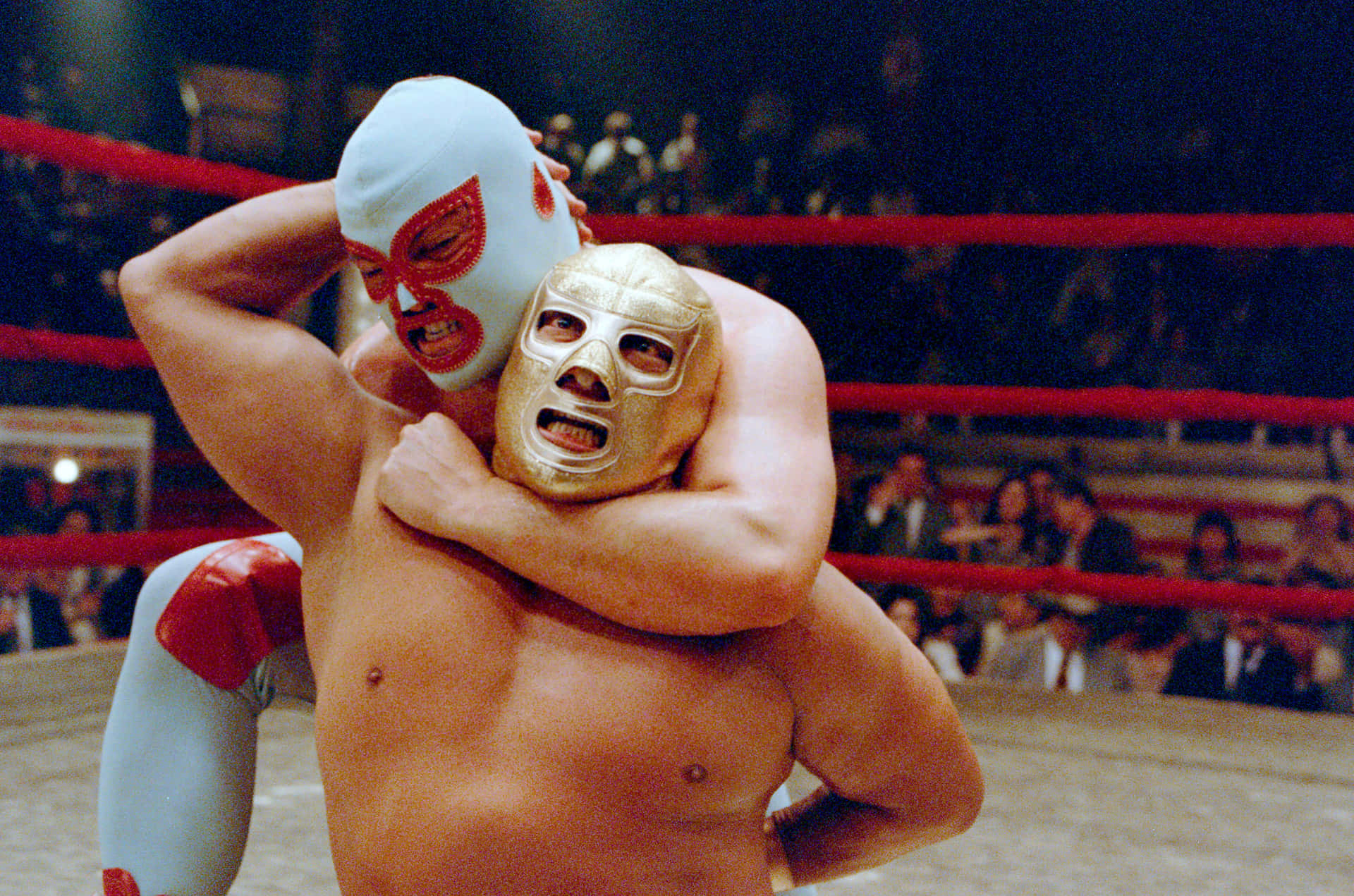 Luchadoresin Action Wrestling Match Background
