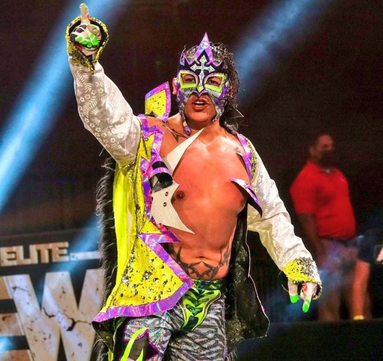 Luchadorin Actionat Wrestling Event.jpg Background