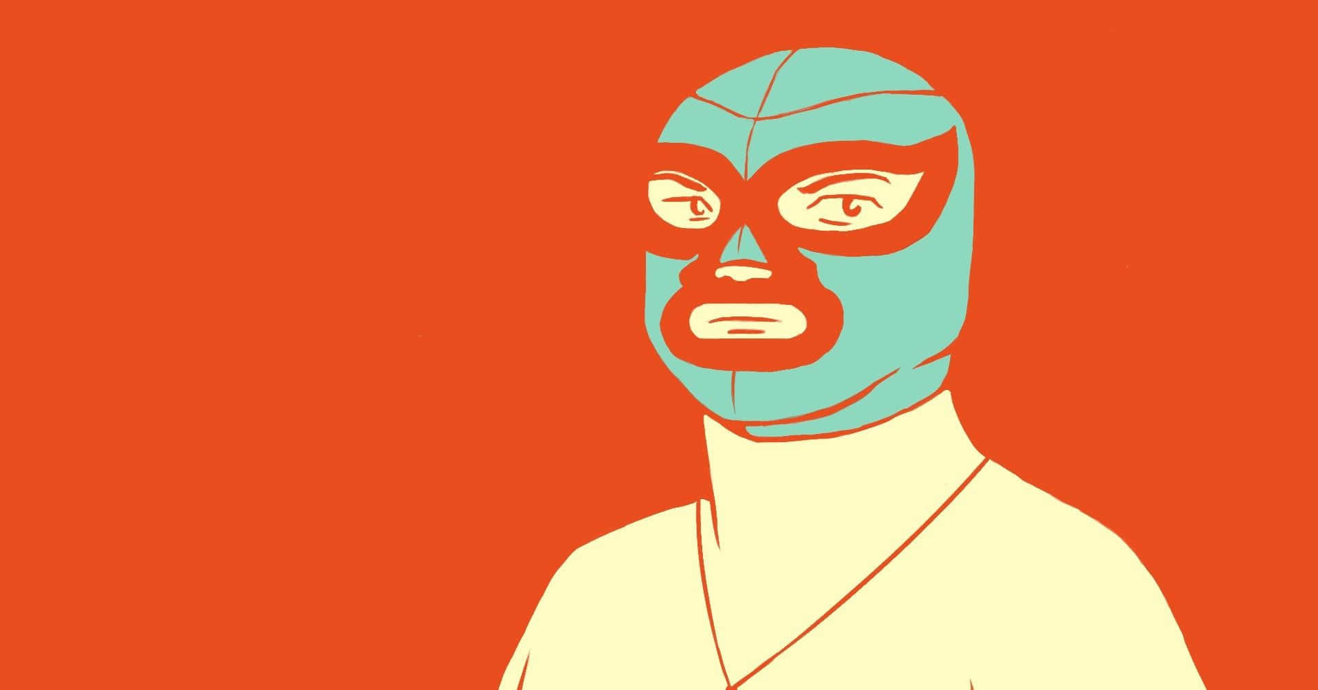 Luchadorin Orange Background Background