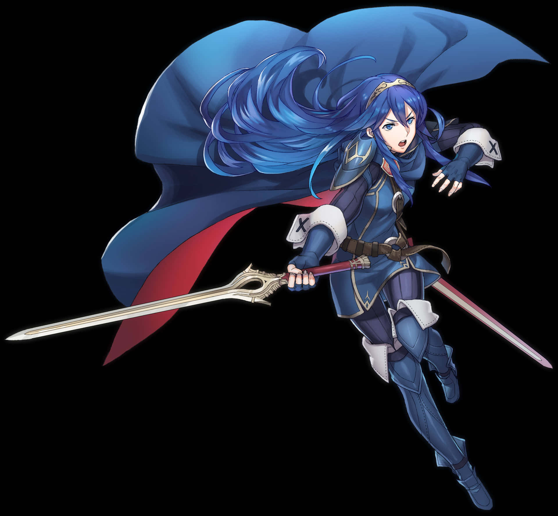 Lucina In Black Background