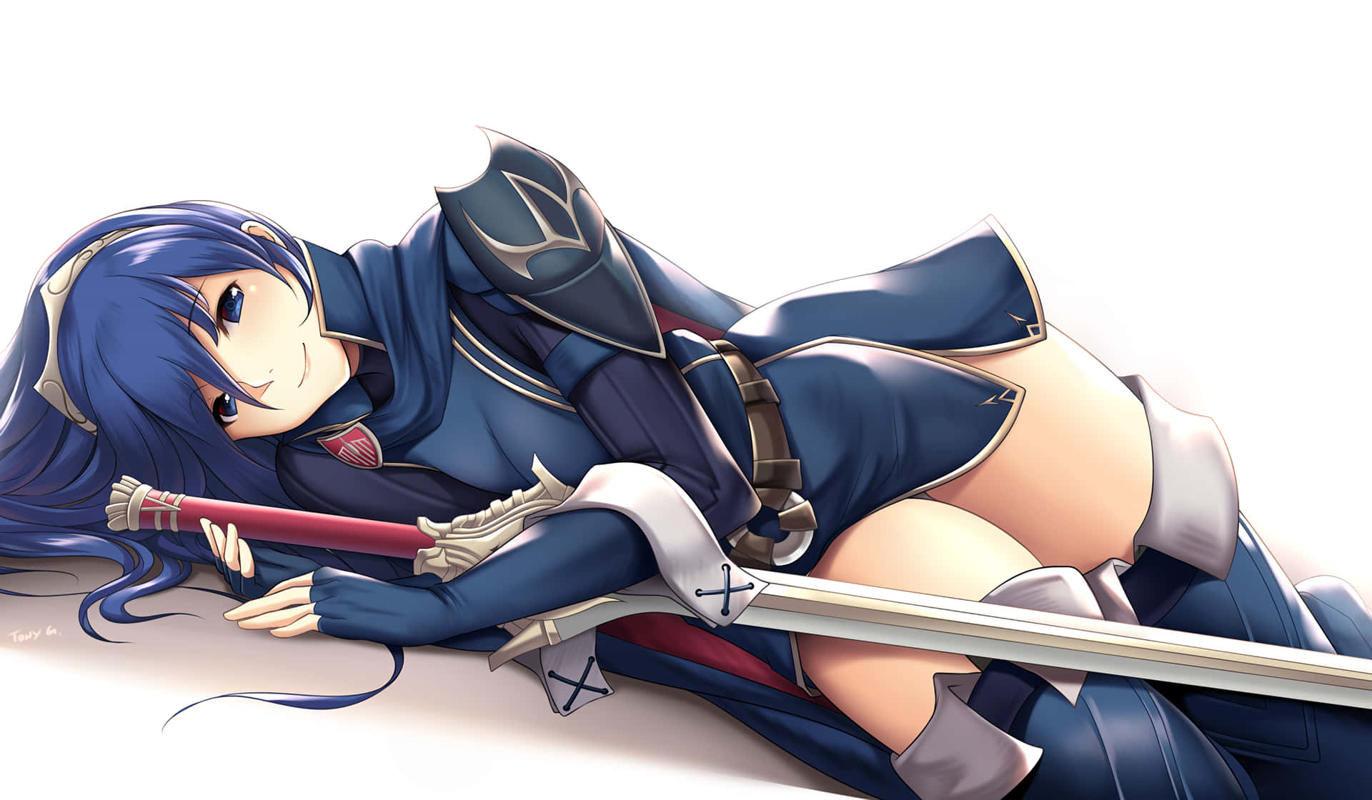 Lucina Lying Down Background