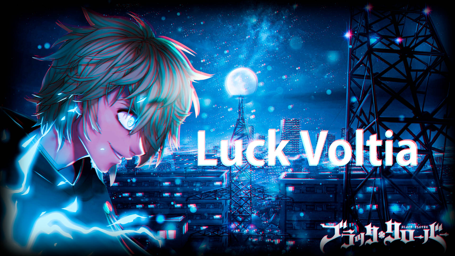 Luck Voltia Glitched Art Background