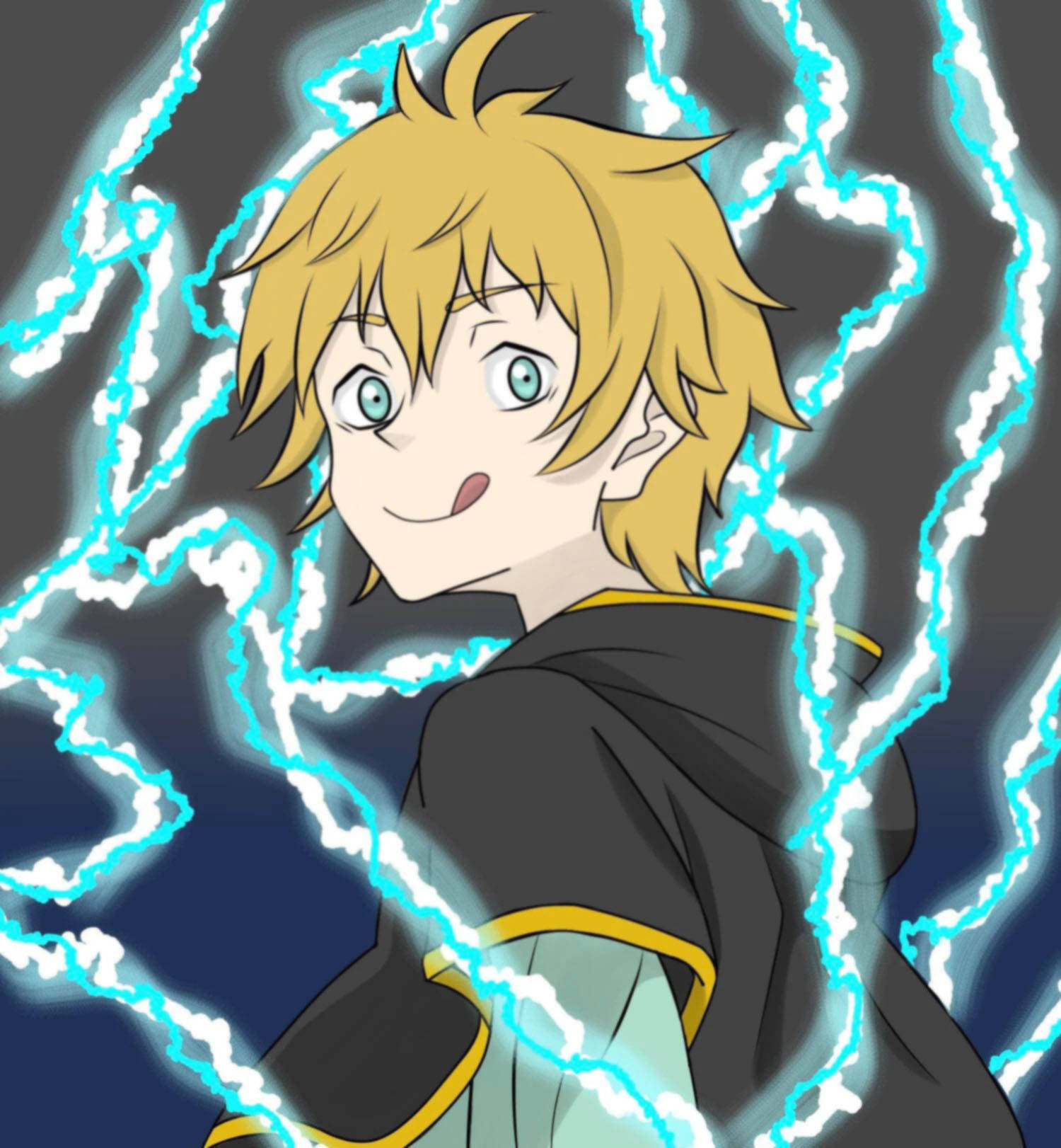 Luck Voltia Lightning Background