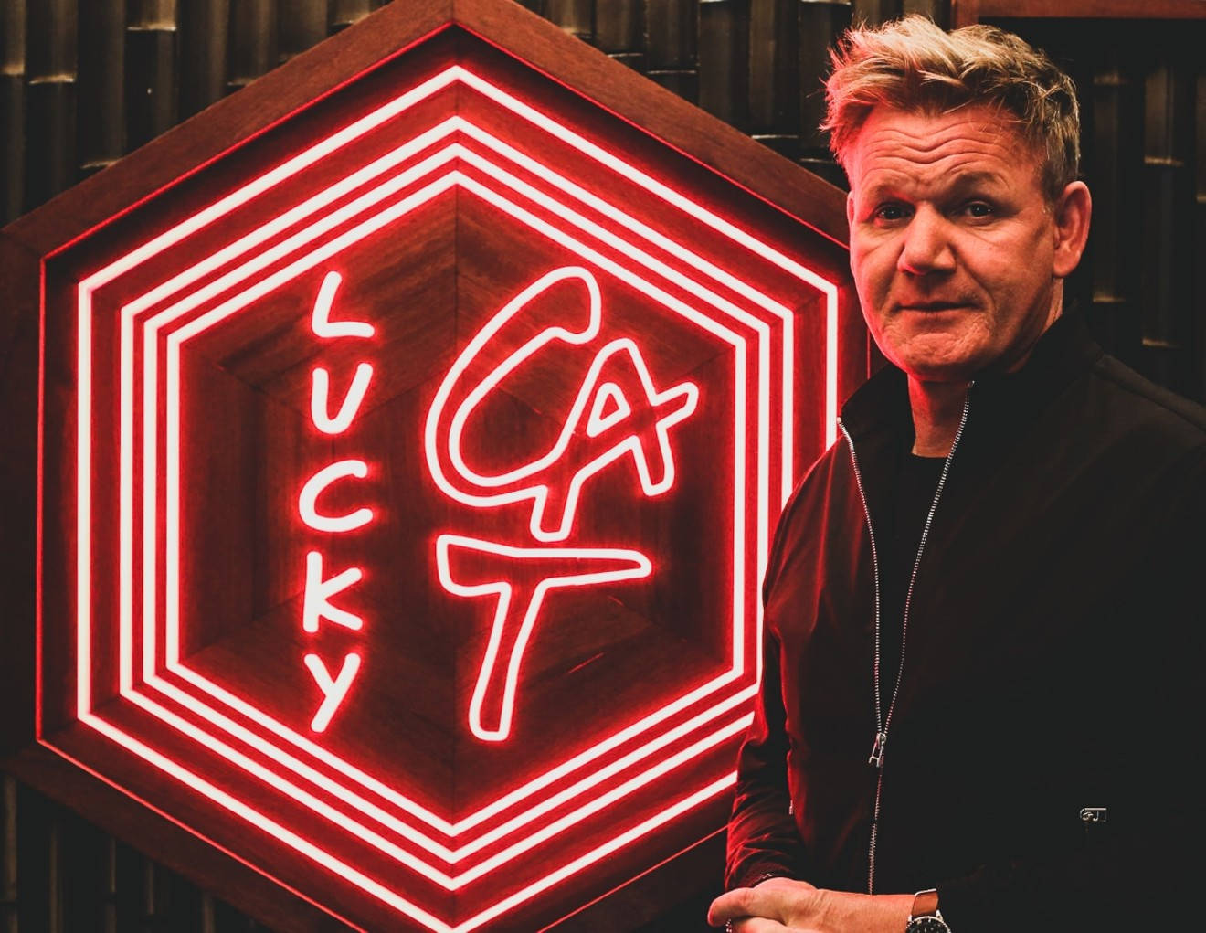 Lucky Cat By Gordon Ramsay Background