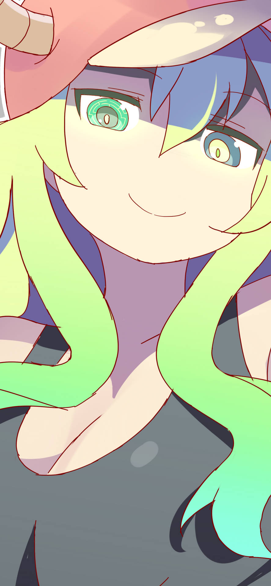 Lucoa Looking Down Phone Background