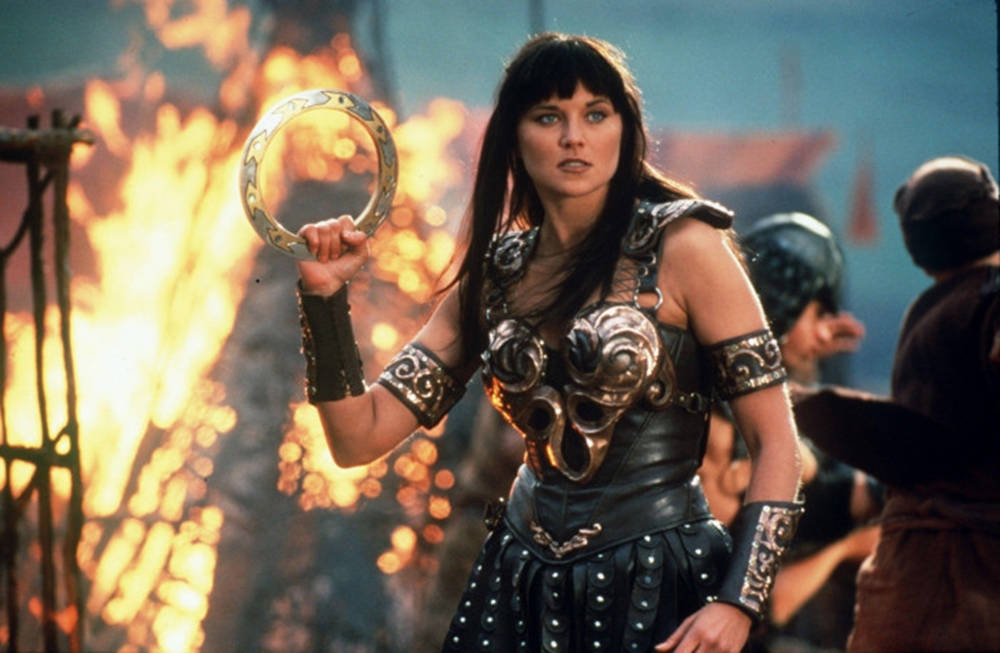 Lucy Lawless Movie Scene Background