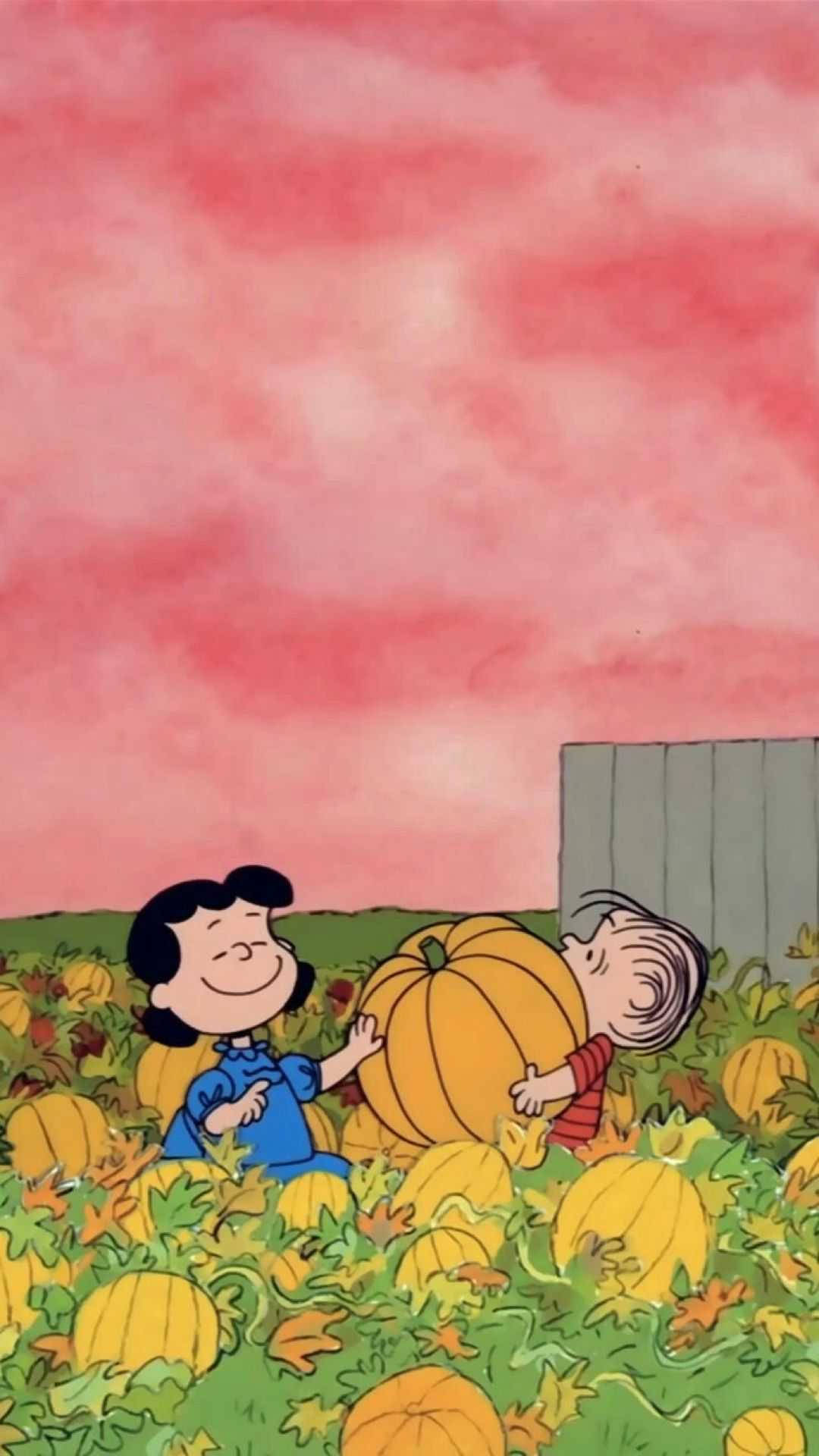 Lucy Van Pelt Charlie Brown Pumpkin Background