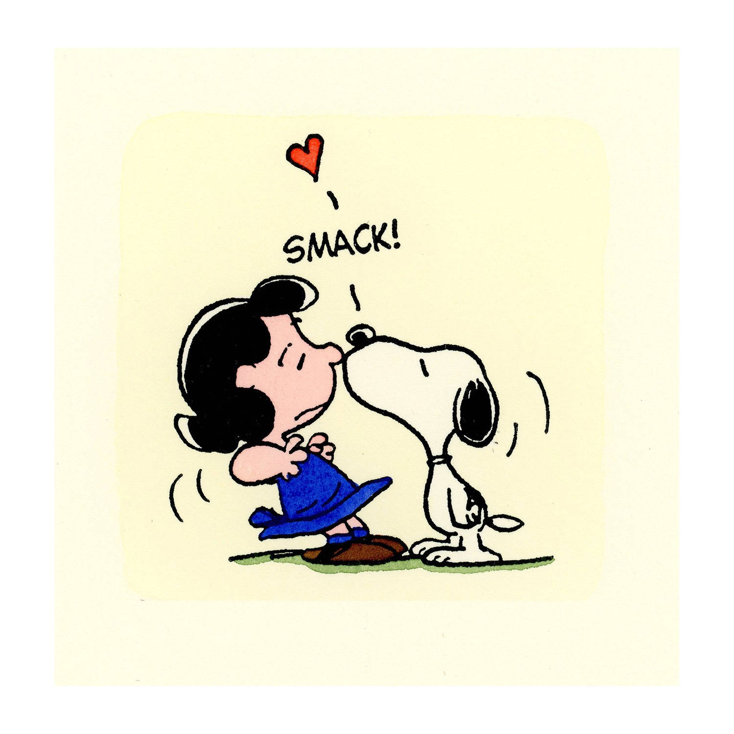 Lucy Van Pelt Playful Snoopy
