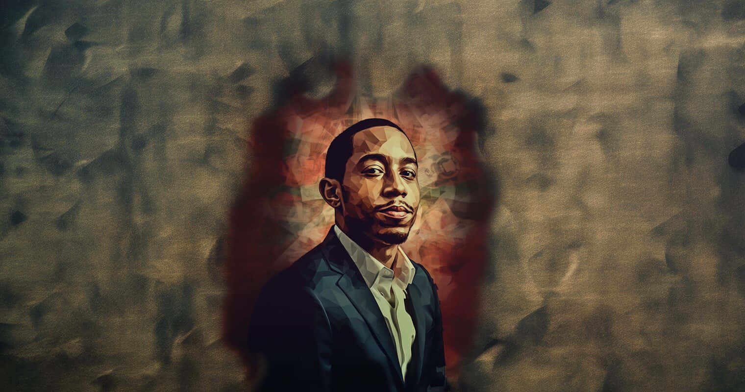 Ludacris Artistic Portrait Background