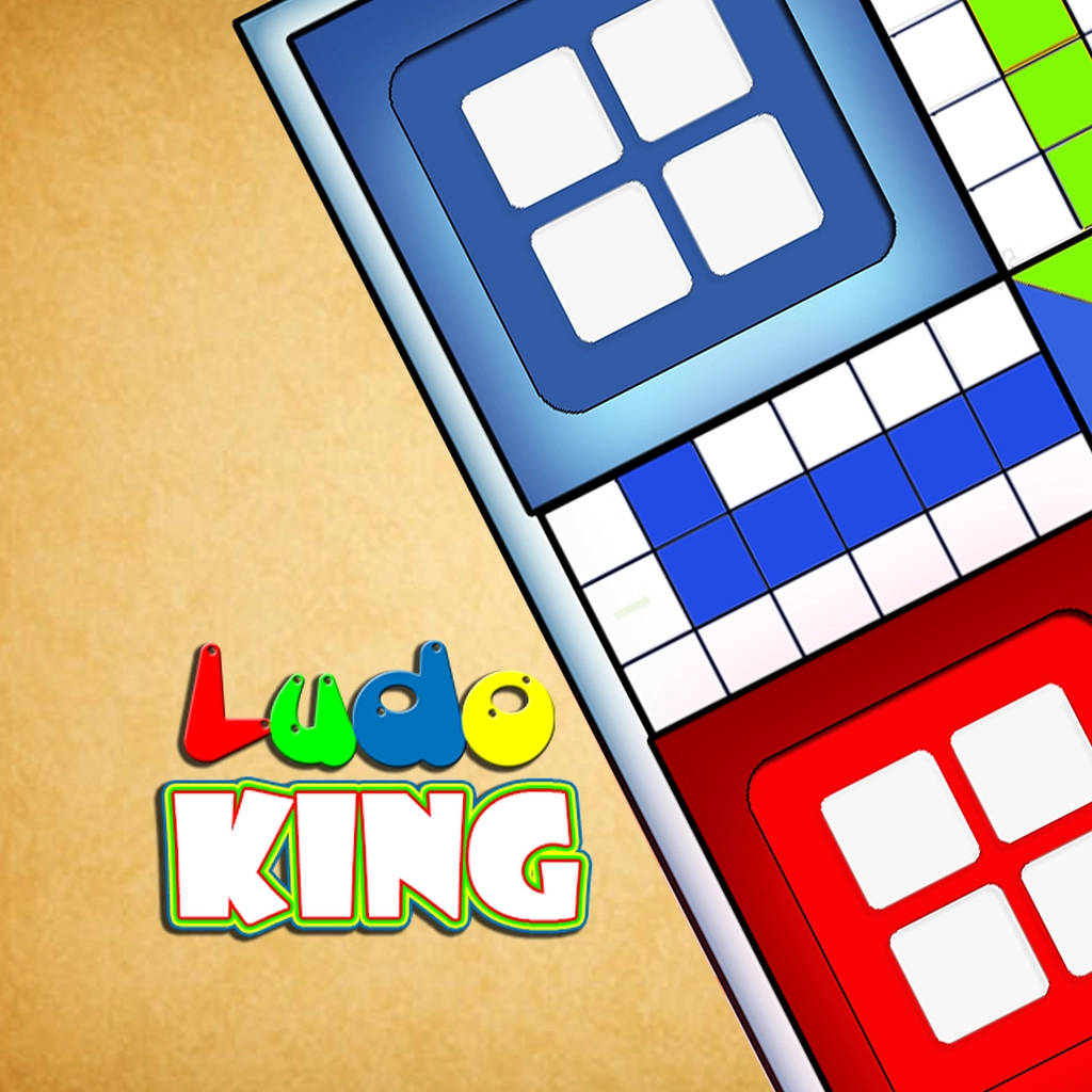 Ludo King Blue And Red Bases Background