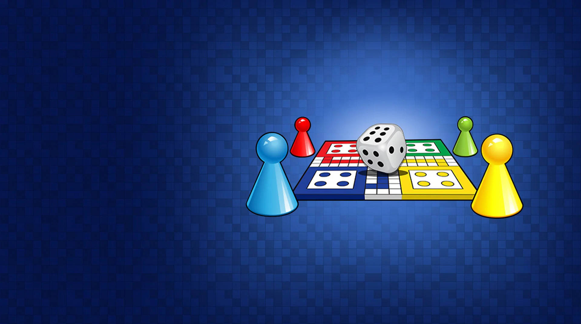 Ludo King Blue Squares Background