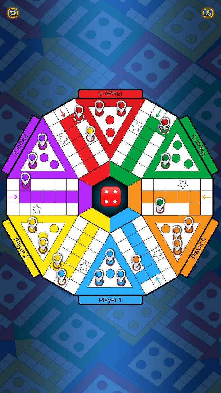 Ludo King Hexagonal Board Background