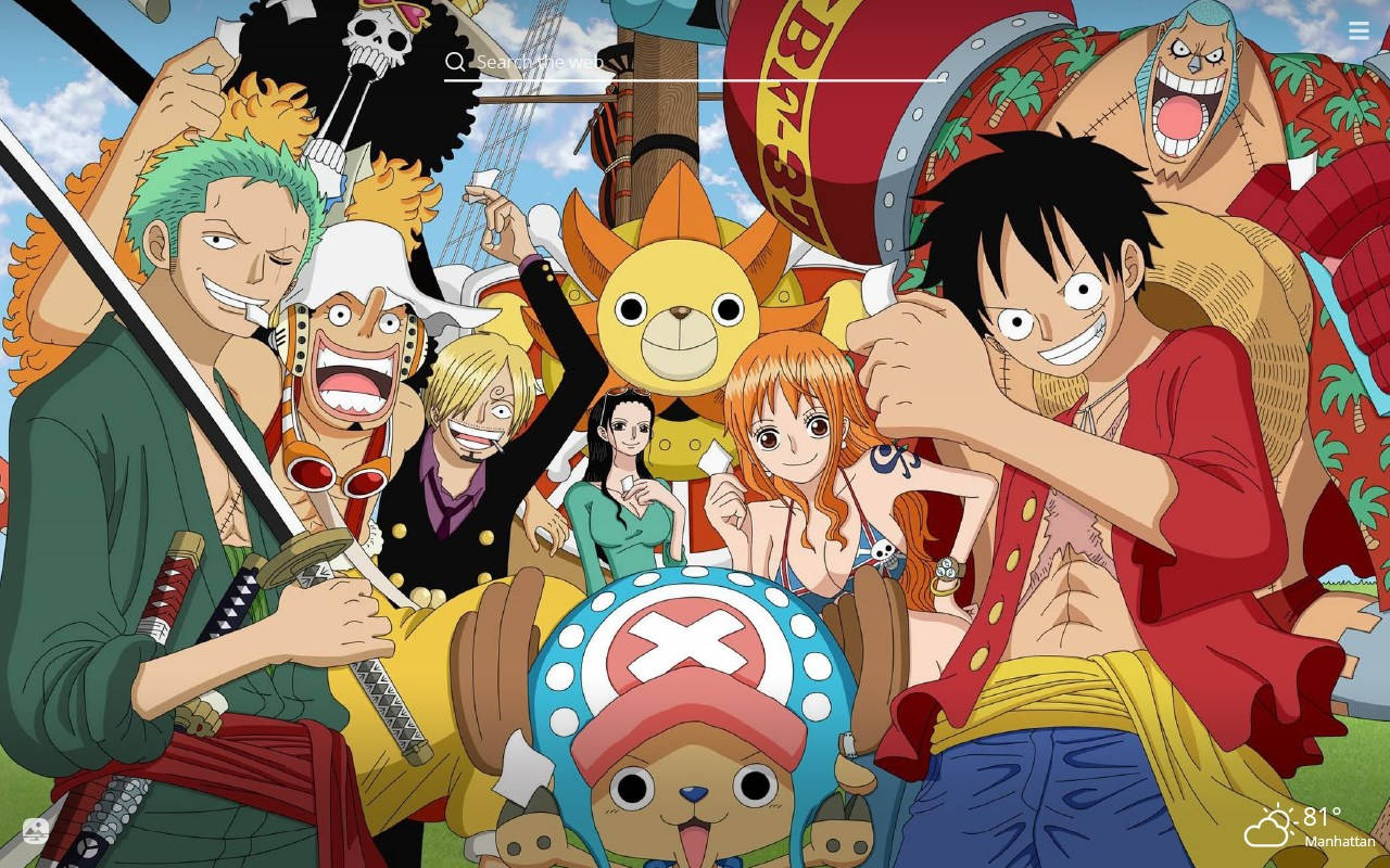 Luffy And Gang One Piece Desktop