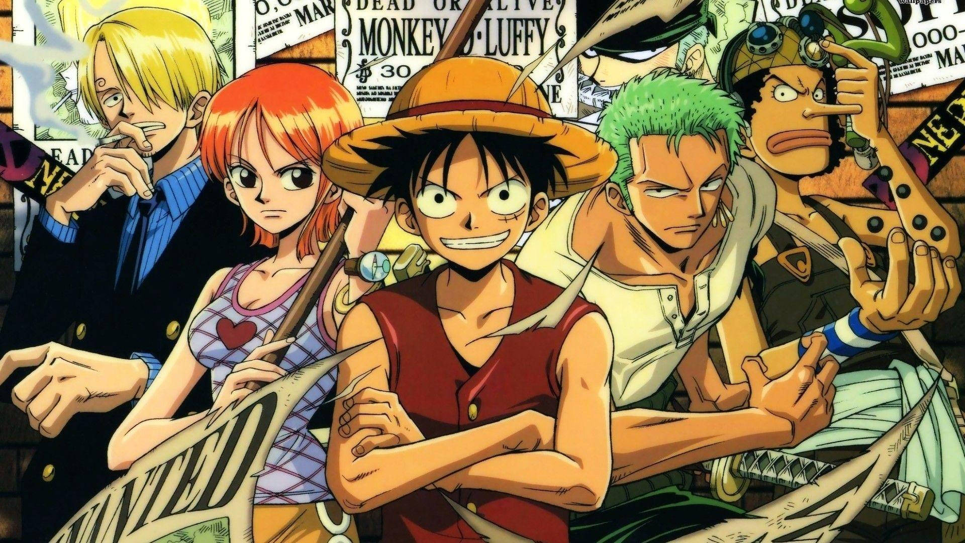 Luffy And One Piece Characters Background