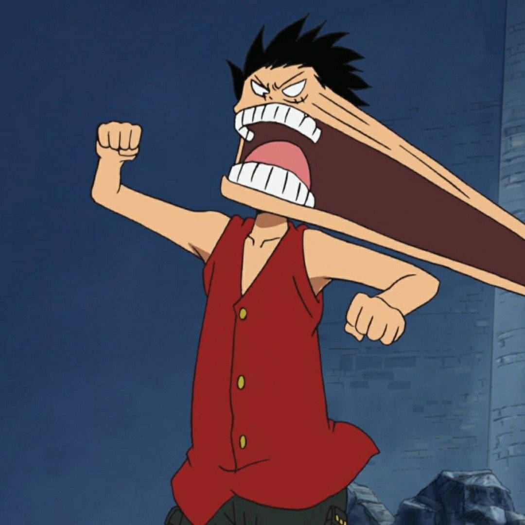 Luffy Funny Cartoon Art Background