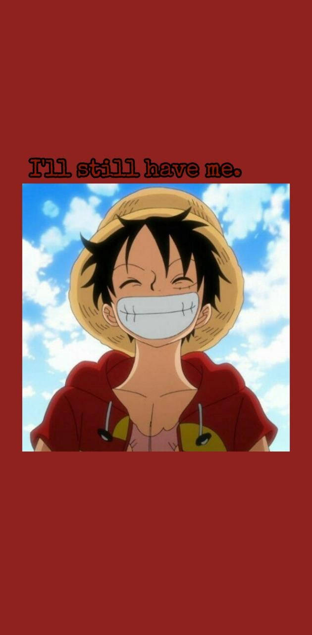 Luffy Funny Quote Background