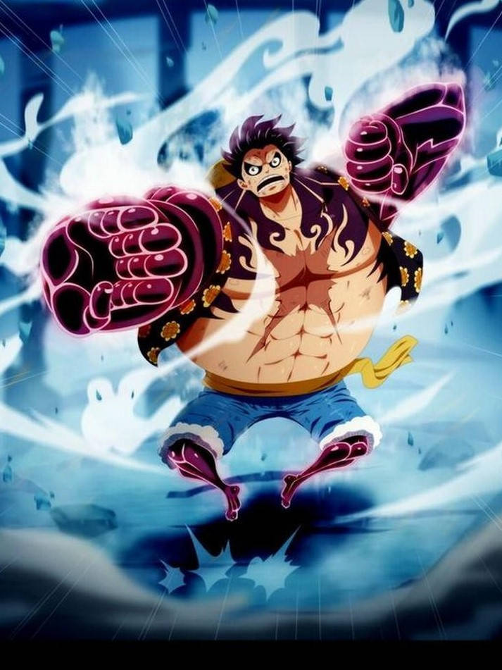 Luffy Gear 4 Powerful Fist Background