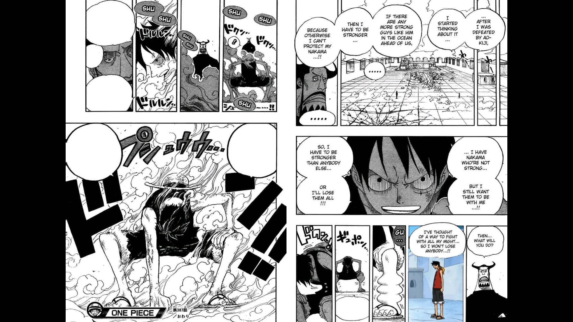 Luffy Gear Second Manga Panel Background