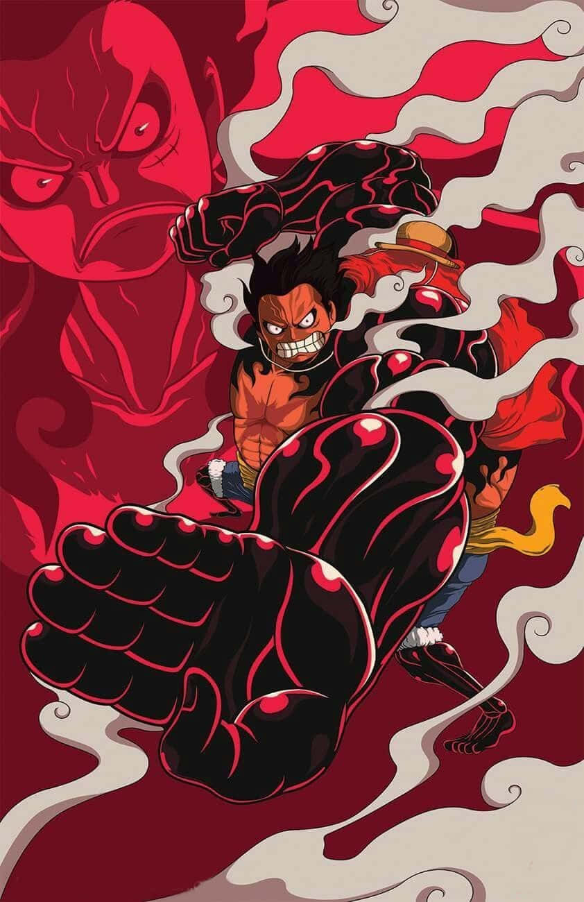 Luffy Goes Gear 5 In This High-definition Wallpaper Background
