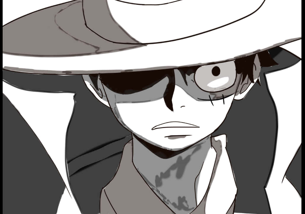 Luffy Ready For Adventure Background
