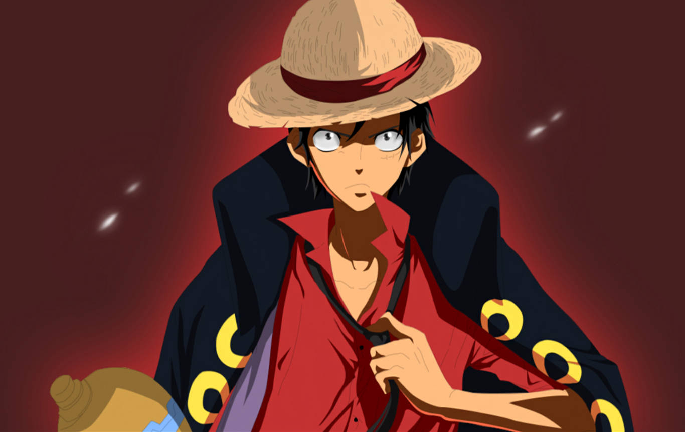 Luffy Red Black Clothes