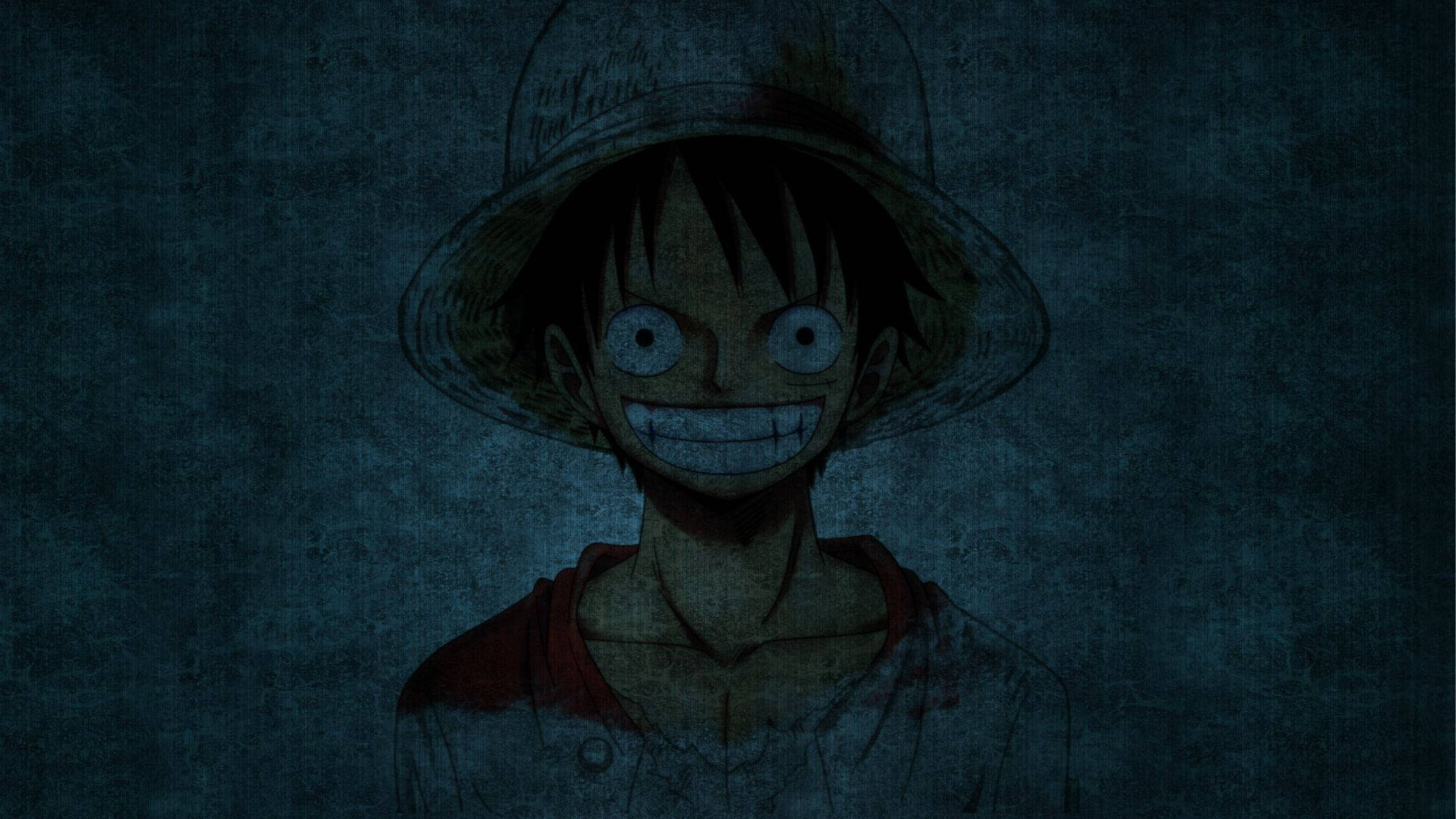 Luffy Smile On Grunge Background