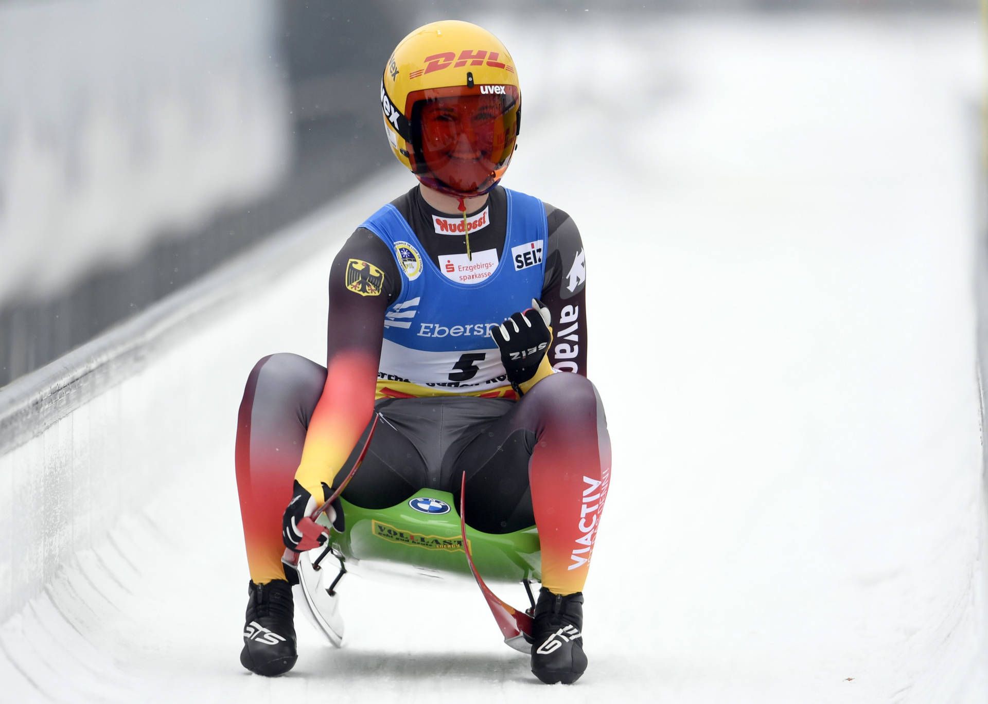 Luge World Championship Julia Taubitz Background