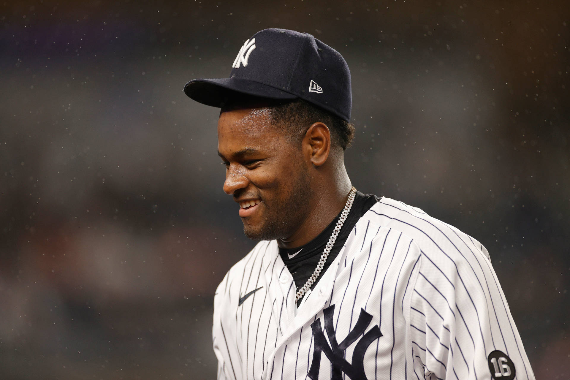 Luis Severino Smiling Background