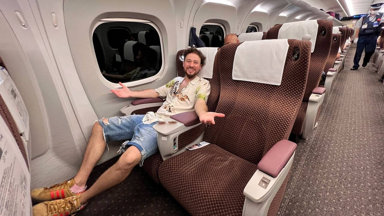 Luisito Comunica First Class Bullet Train Background