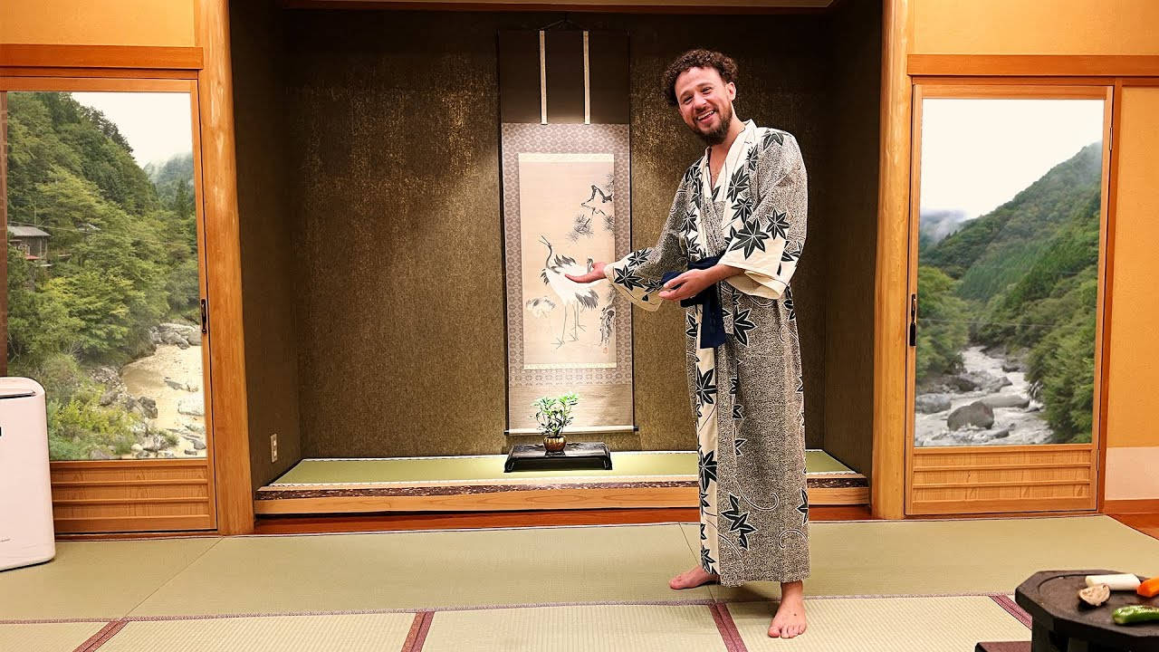 Luisito Comunica Wearing A Kimono