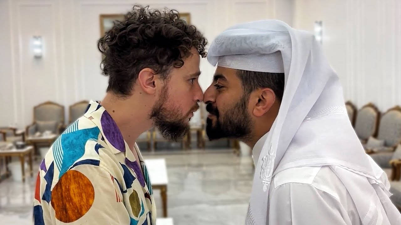 Luisito Comunica With Qatari Man