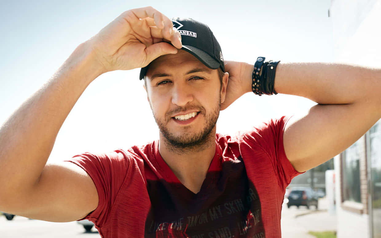 Luke Bryan Rocking The Stage Background