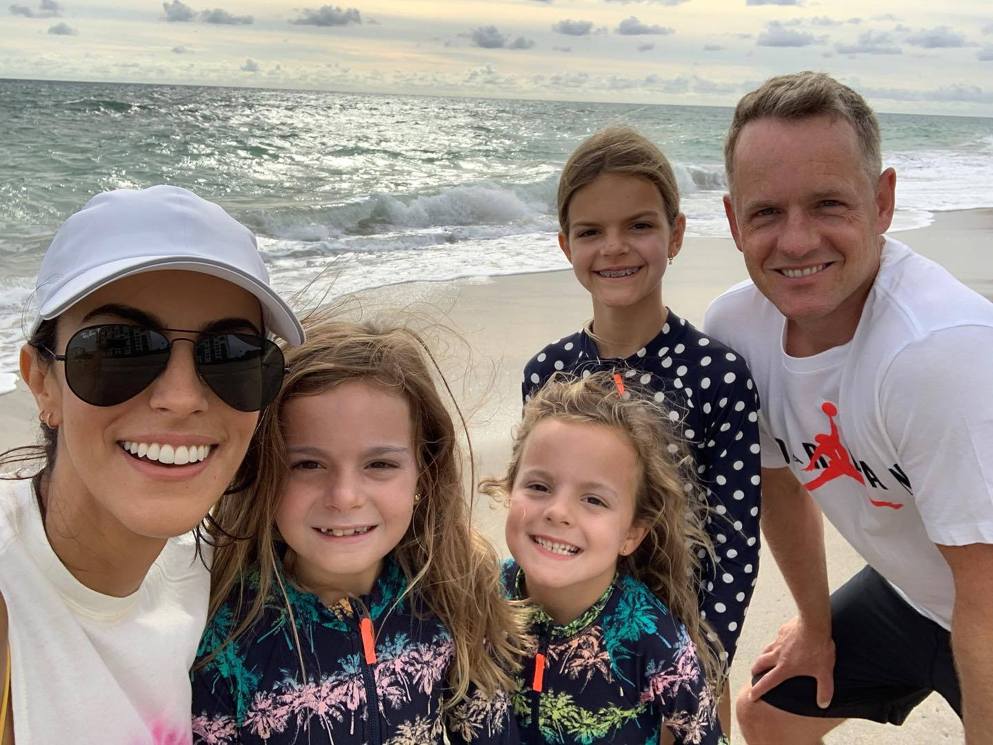 Luke Donald Adorable Family Photo Background