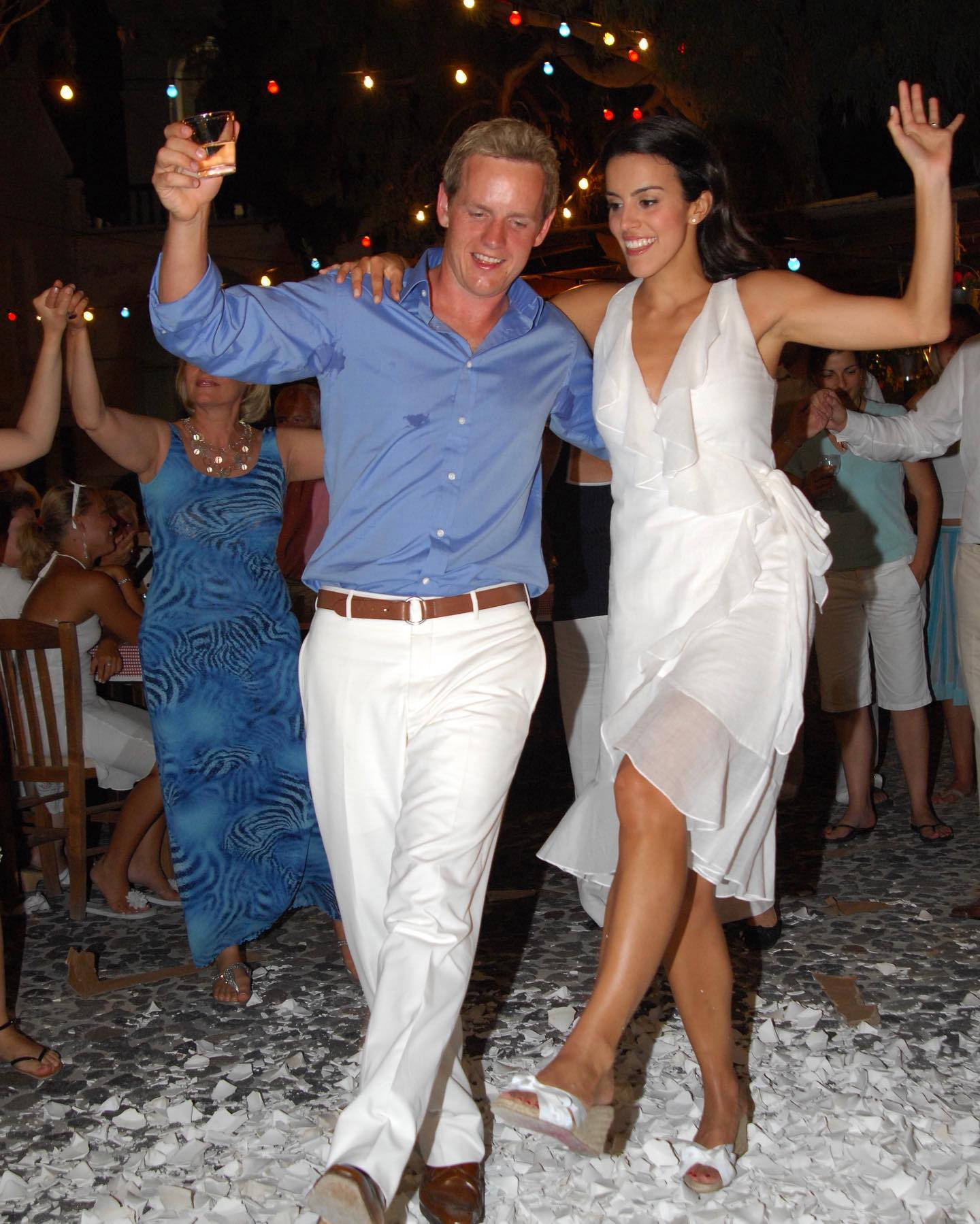 Luke Donald And His Wife Dancing Background