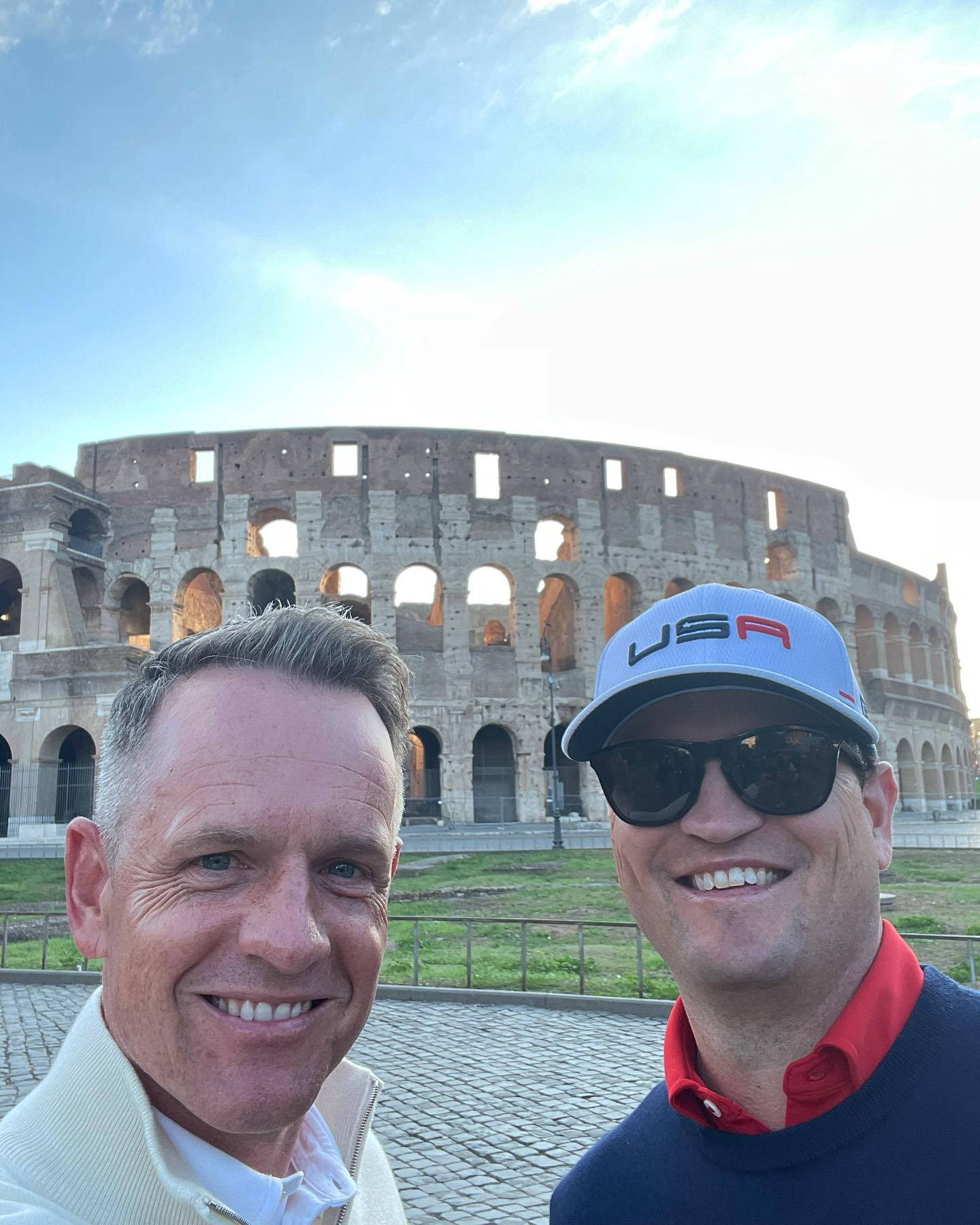 Luke Donald At The Colosseum Background