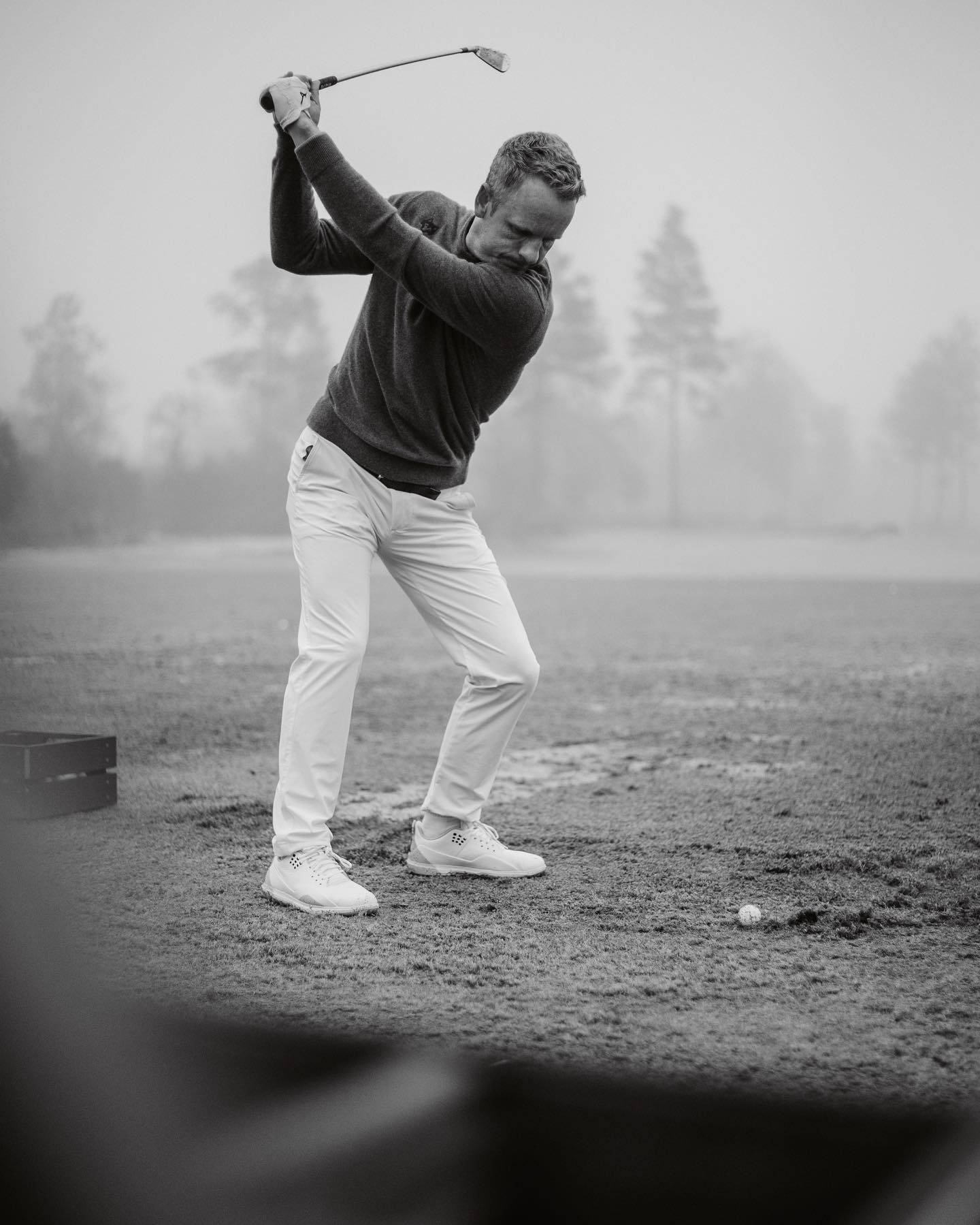 Luke Donald Black And White Background